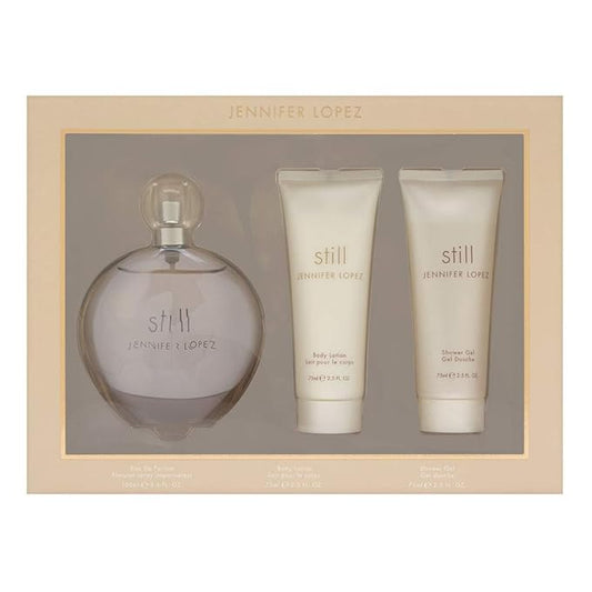 Gift set Still -  Still 2.5 OZ EDP + 2.5 OZ Body Lotion + 2.5 OZ Shower Gel -Jennifer López
