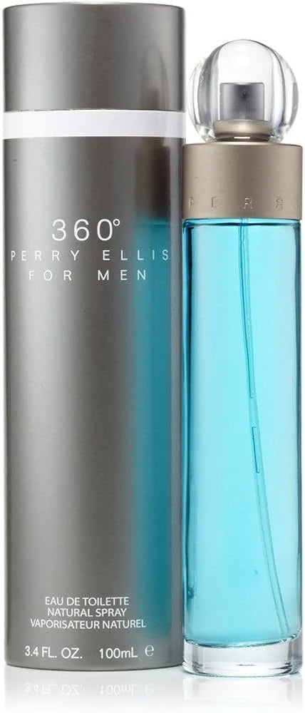 360° for Men 3.4 Oz EDT - Perry Ellis