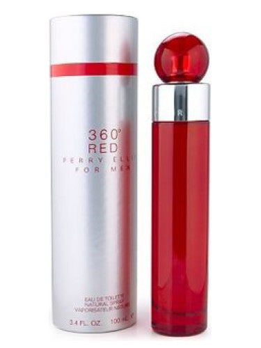 360° Red for Men 3.4 Oz EDT - Perry Ellis