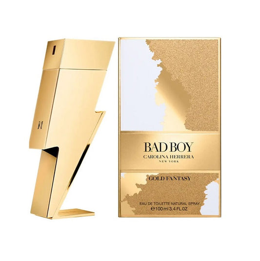 Bad Boy Gold Fantasy 3.4 OZ EDT - Carolina Herrera