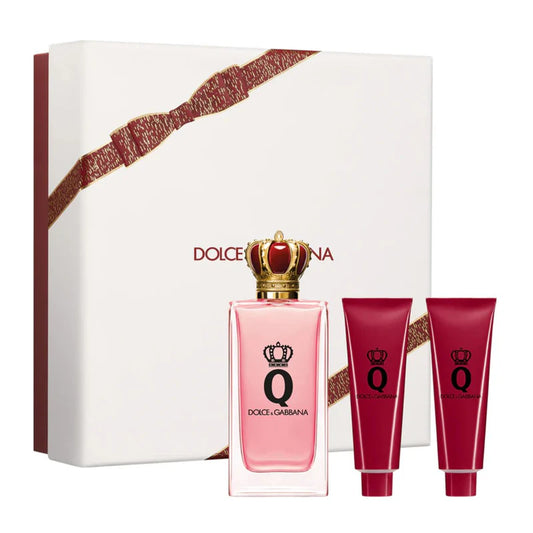 GIFT SET D&G QUEEN (3 PC) 3.4 OZ EDP /1.7OZ 1.7 OZ B/L